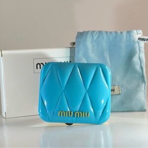 Brand New Miu Miu Mirror Turquoise